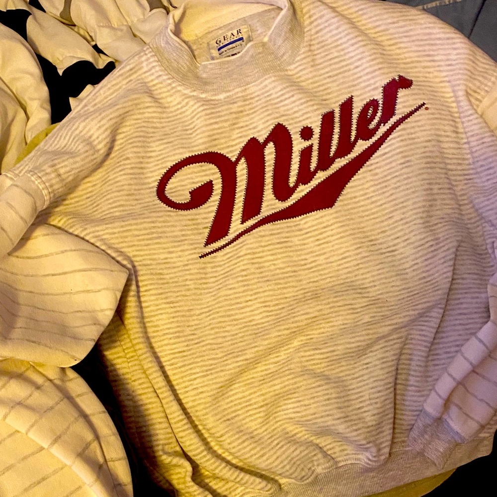 RARE vintage Miller pullover